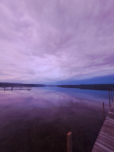 Beautiful, weird evening sky back in July. 