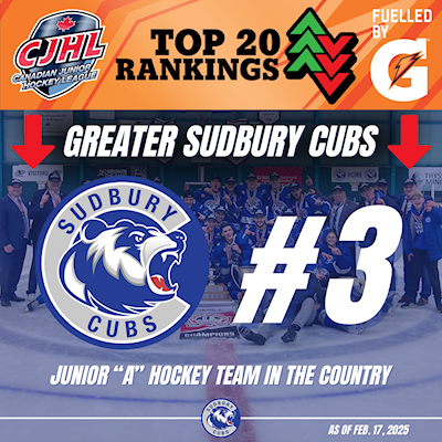 Photo by: Andrew Stuetz, Greater Sudbury Cubs media