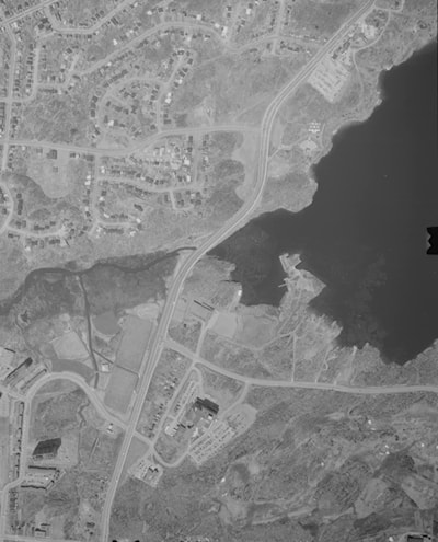 Shores of Ramsey Lake centering on Bell Park-Bell Grove area (1956)