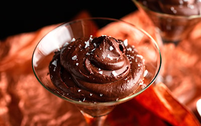 Salted Dark Chocolate & Orange Mousse