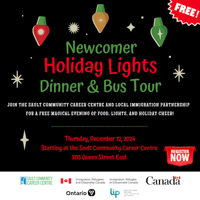 FREE Newcomer Holiday Lights Dinner & Bus Tour!