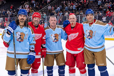 DRWA vs Shoresy game at Little Caesars Arena on November 11, 2024 in Detroit, Michigan. (Photo by Dave Reginek-DRW-DRWA) 