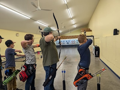 55 archers of all ages competed at the Arrows In Motion Fall Fling this weekend 