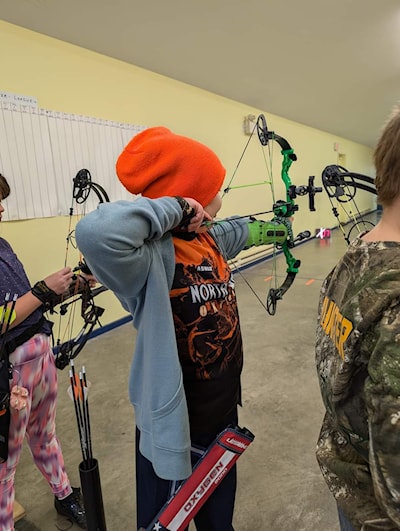 55 archers of all ages competed at the Arrows In Motion Fall Fling this weekend 