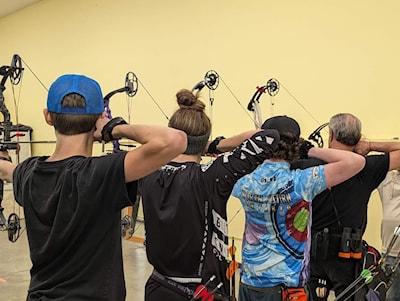 55 archers of all ages competed at the Arrows In Motion Fall Fling this weekend 