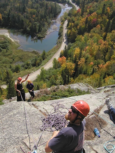 Top Belay toproping