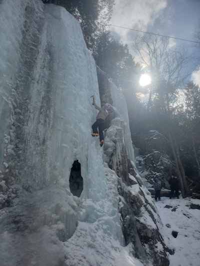 on the pillar