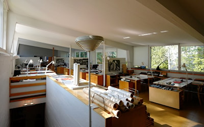 Mid-Century world famous architect's office - Alvar Aalto