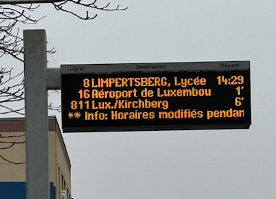 every bus stop has live info on your bus.