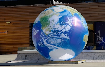 This globe was a full 4 metres high.