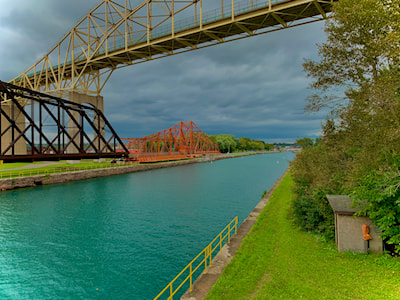 The Soo Locks Whitefish Island