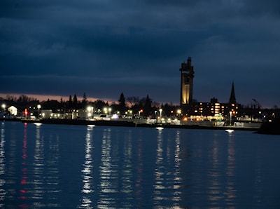 Fire tower across the river